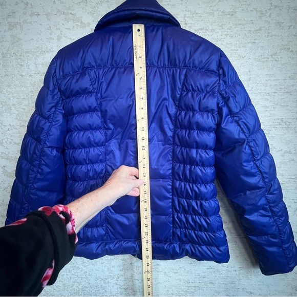 Kenneth Cole Winter Puffer Jacket Duck Down & Waterfowl Feathers Sz Large Purple - Picture 14 of 16
